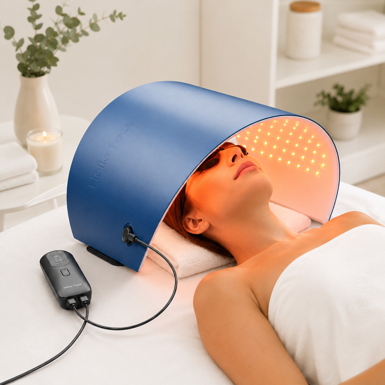 Hello Face L6 LED Light Therapy Mask Blue
